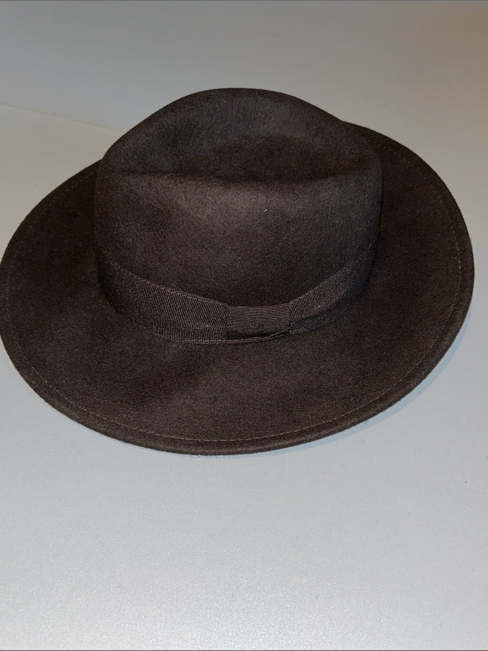 ZAKIRA London Brown 100% Wool Fine Felt men’s Hat size S made in Italy